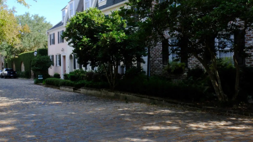 Either North or South Adgers Wharf cobblestone street, Charleston SC