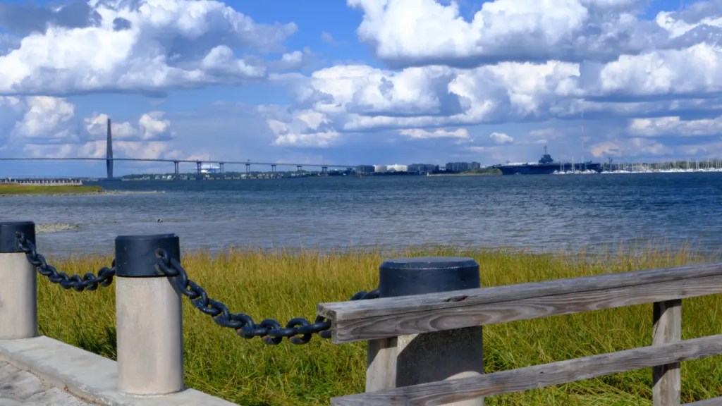 View from Pier in Charleston, SC.