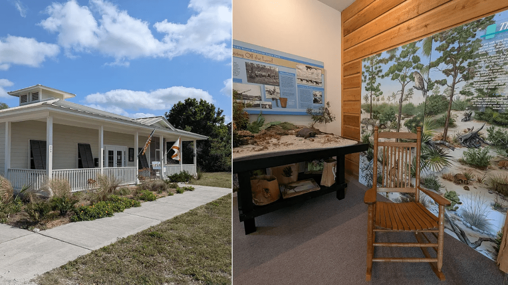 Visitor's Center at St. Sebastian River Preserve State Park (Exterior and Interior)